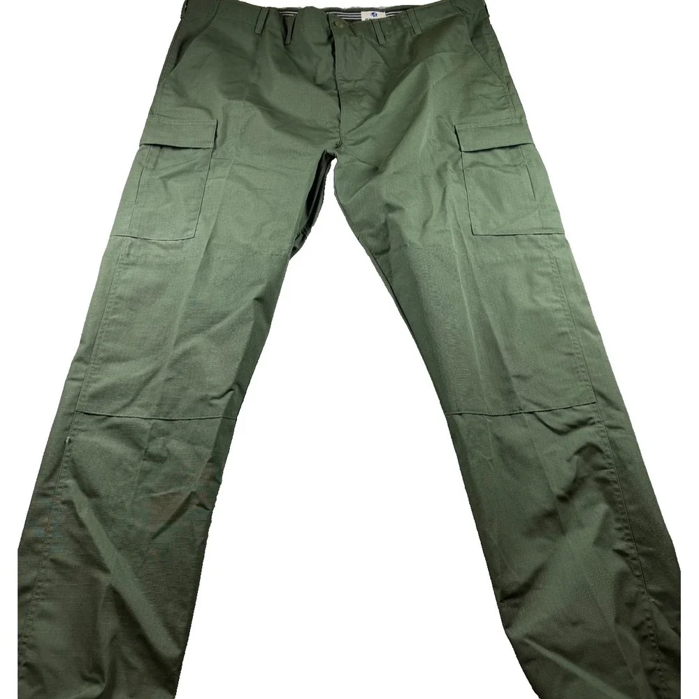 NWT VF Imagewear Cargo Pants Mens 3XL 37U Green Ripstop USA Made Uniform